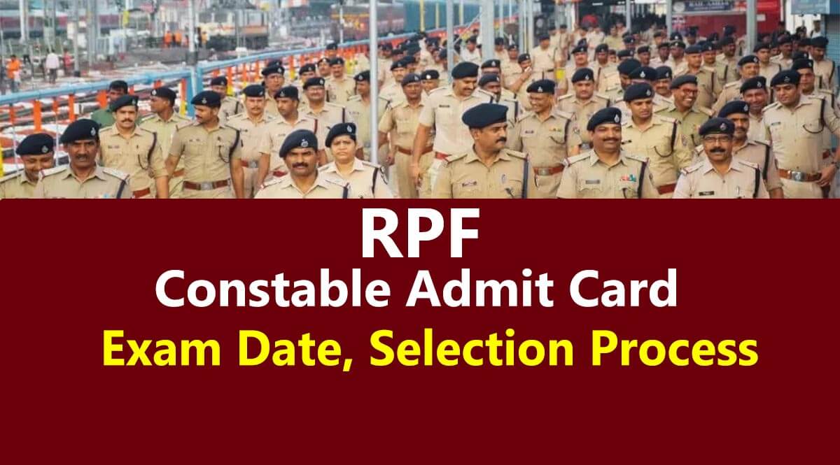 RPF Constable Admit Card 2025